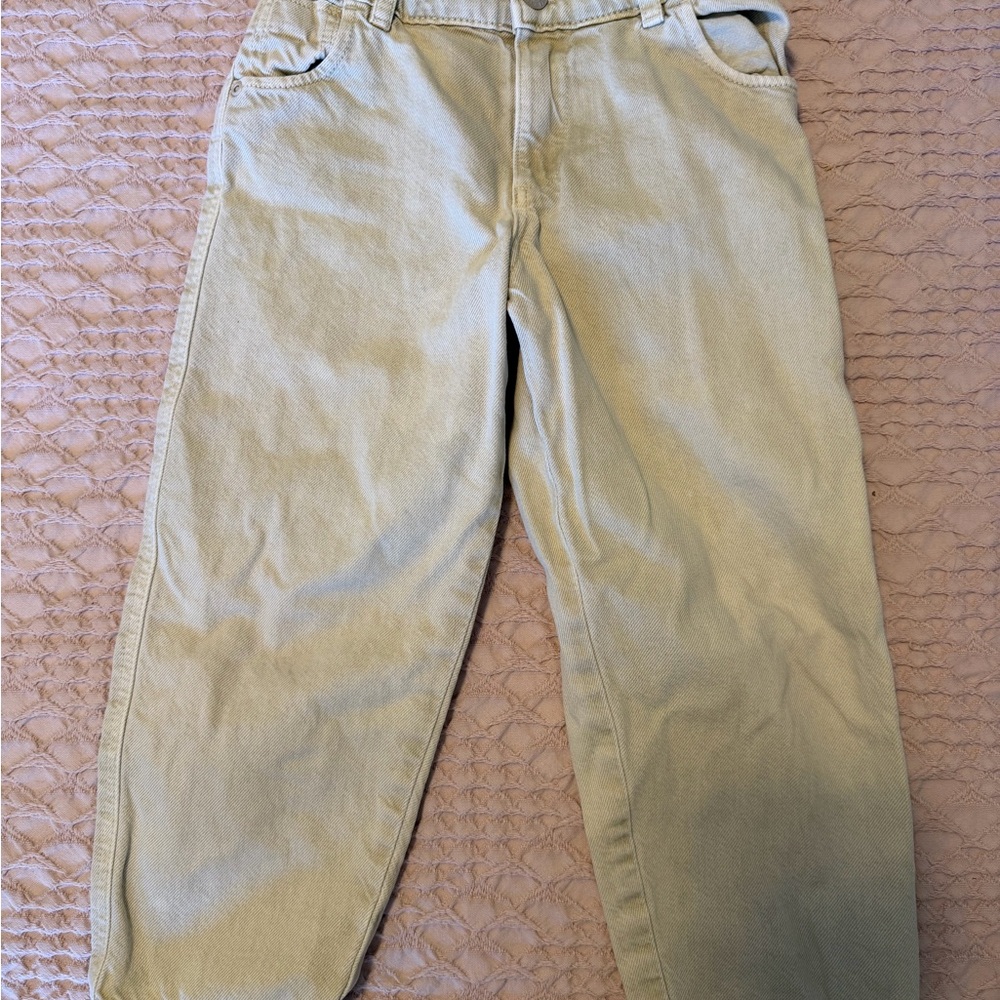 Zara Jeans in Light Tan